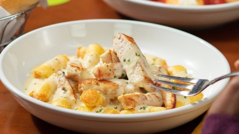 ziti fritta from Olive Garden