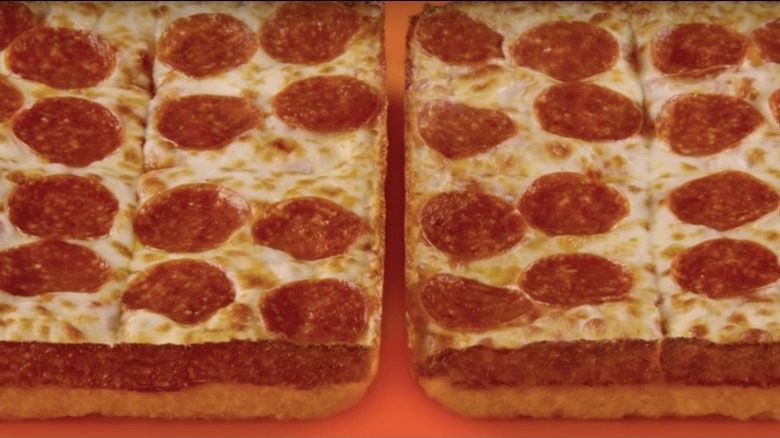 Little Caesars Detroit-style pizza 