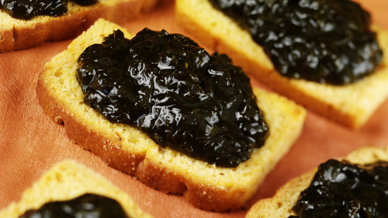 Laverbread on toast