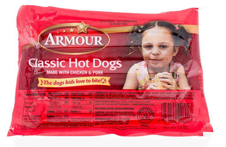 1994: 1 pound of hot dogs