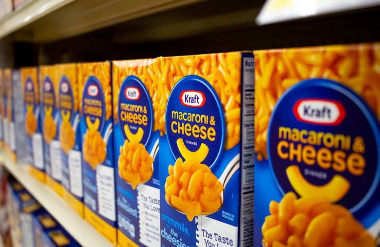 1971: 5 boxes of Kraft dinner 