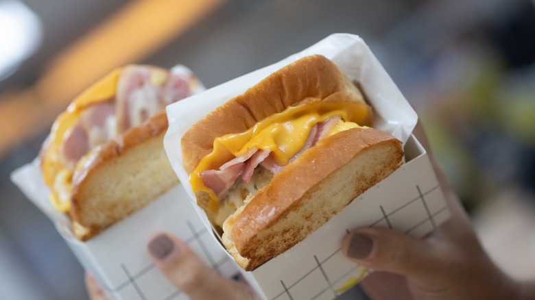 Korean egg drop sandwich