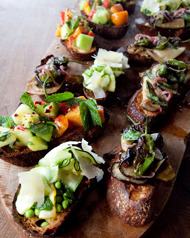 what is bruschetta