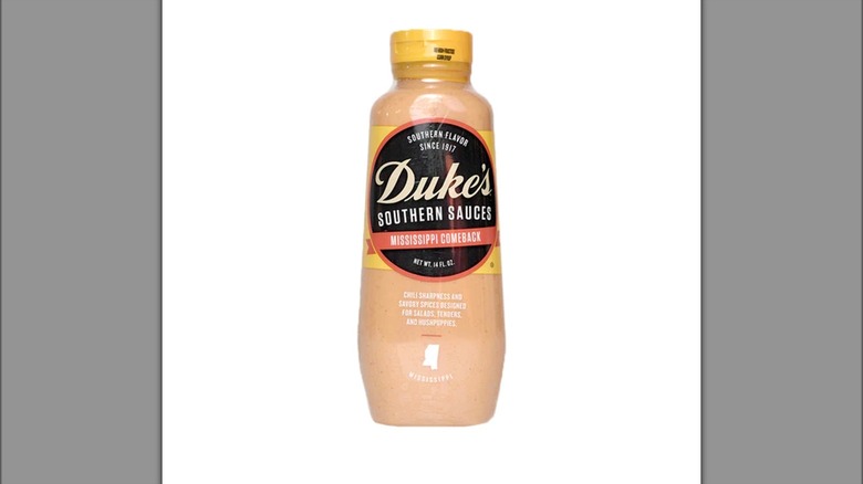 Bottle of Duke's Comeback sauce