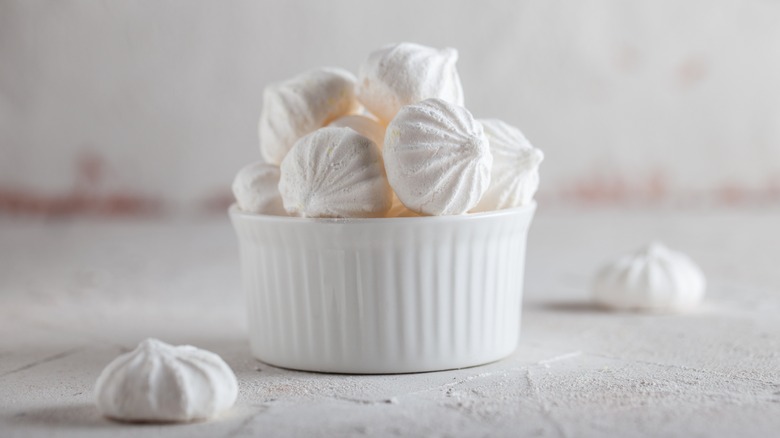 Meringue in a ramekin