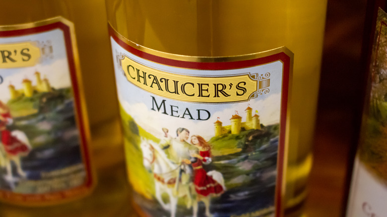 label of Chaucer's mead