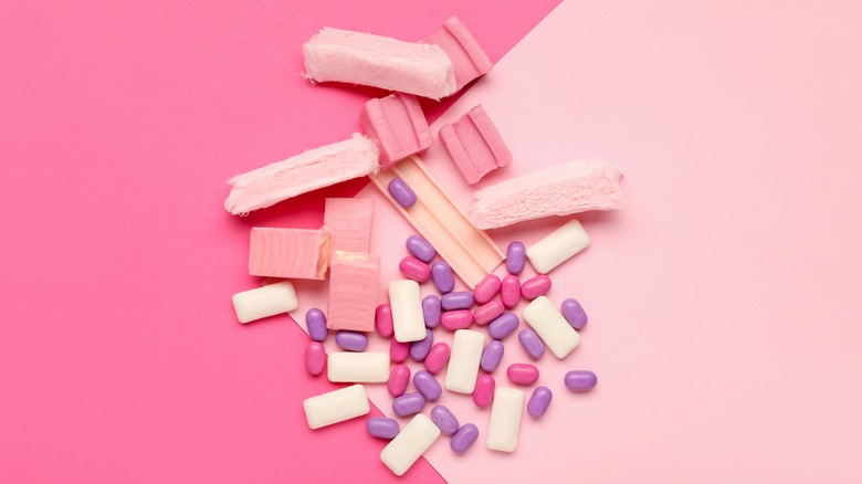assorted types of bubblegum