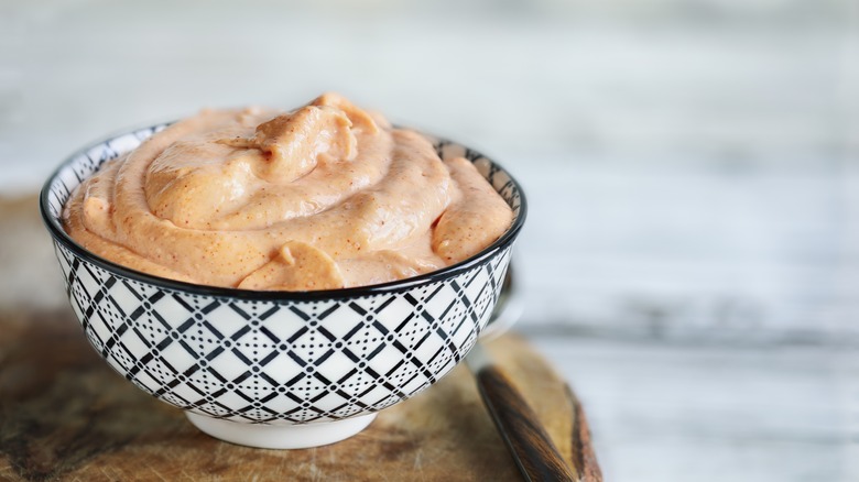 ramekin of yum yum sauce