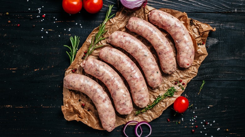 uncooked Italian sausages 