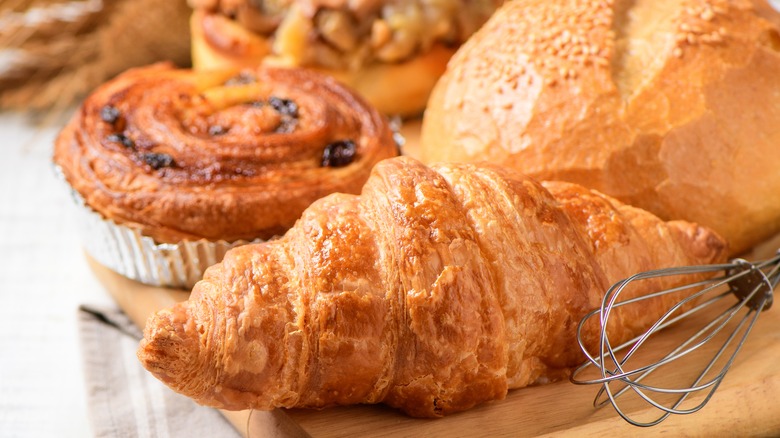 variety of pastries 