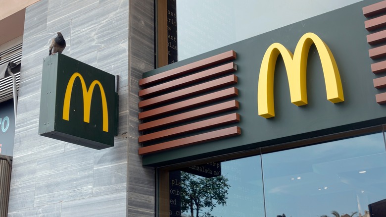 McDonald's exterior and sign