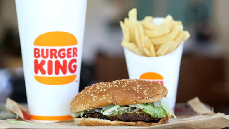 Burger King Whopper meal
