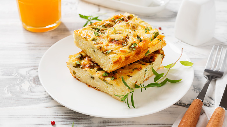 spaghetti frittata