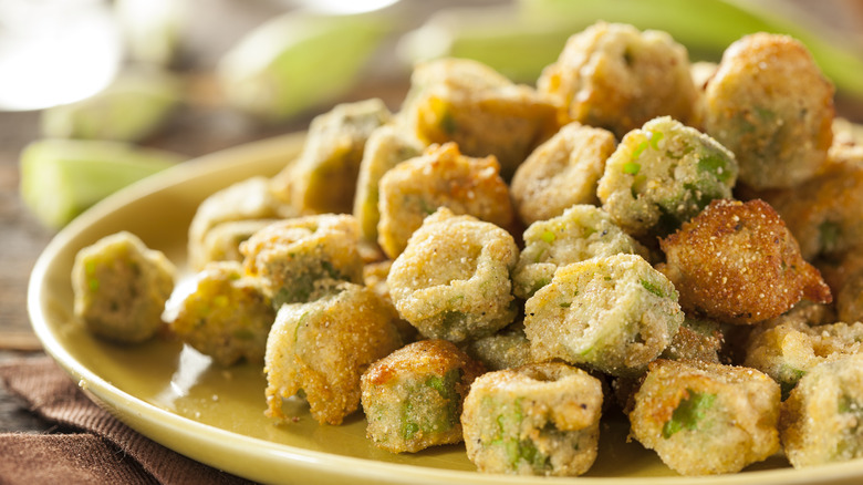 Fried okra