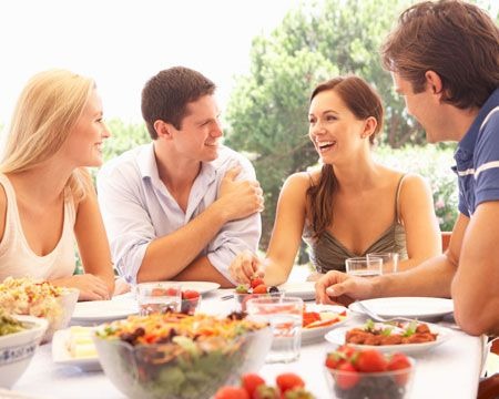 Meal with friends