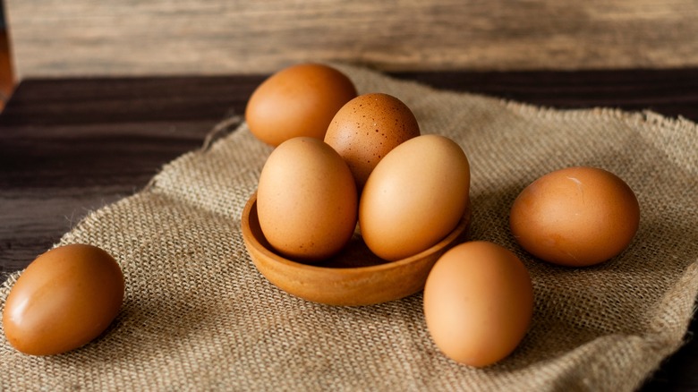 Eggs in bowl