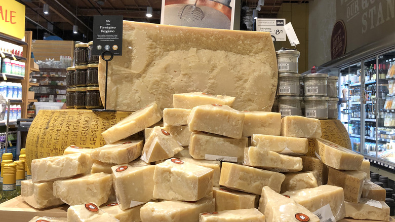 Whole Foods cheese section