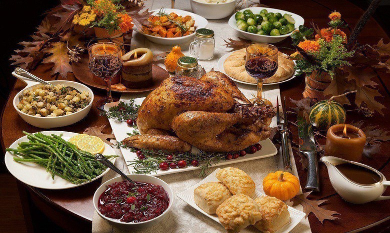 Thanksgiving Day spread