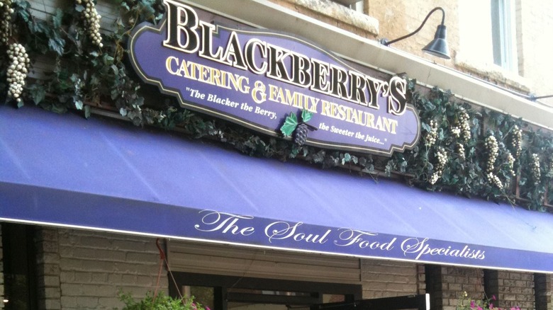 Blackberry's storefront