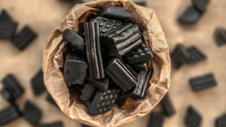 Bag of black licorice