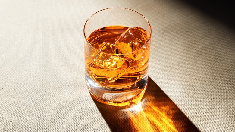 Manhattan in a rocks glass