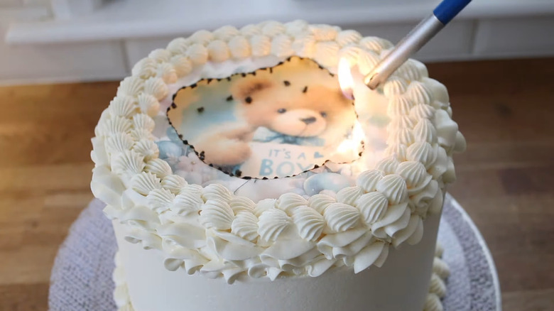Burnaway cake