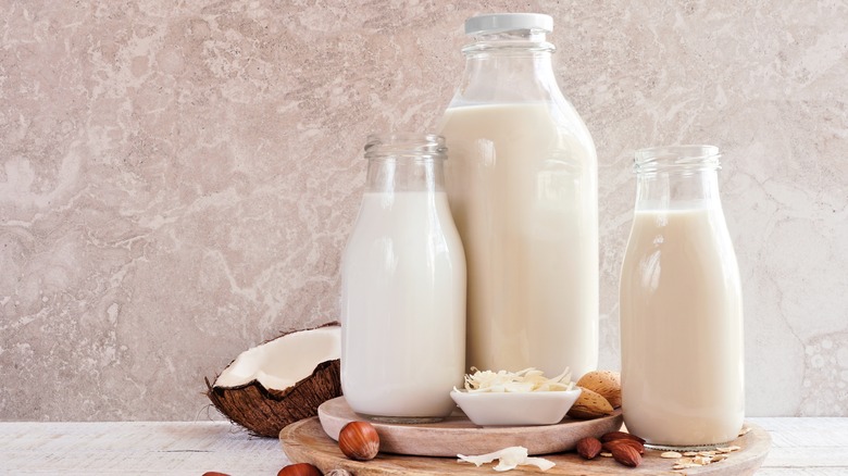 Coconut and almond milk