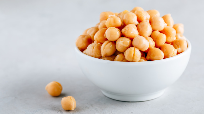 Chickpeas in a bowl