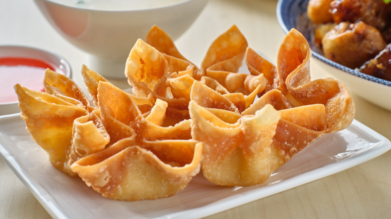 Fried crab rangoon