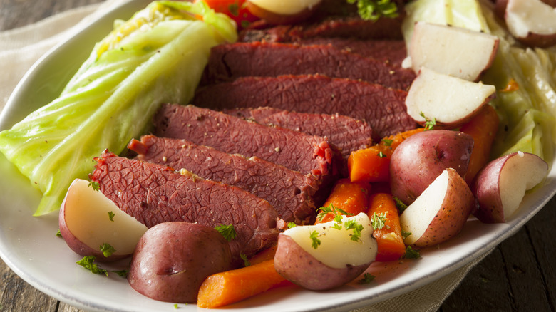 Corned beef and cabbage