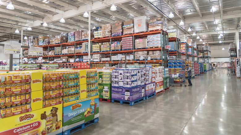 inside a bulk retailer
