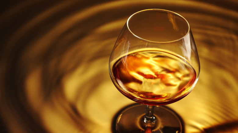 Amaretto in a glass