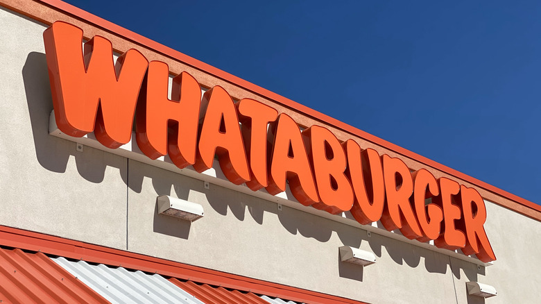 a whataburger sign