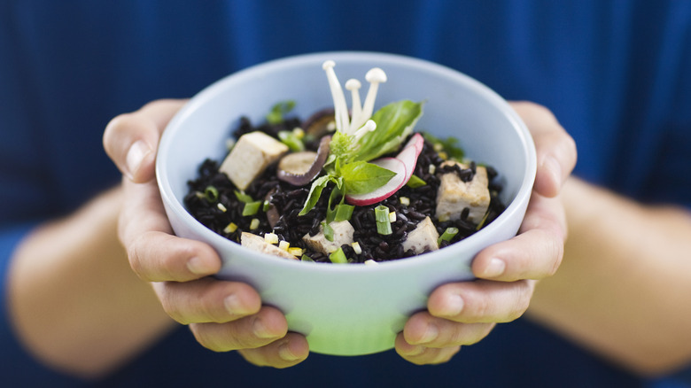 Bowl of mushrooms