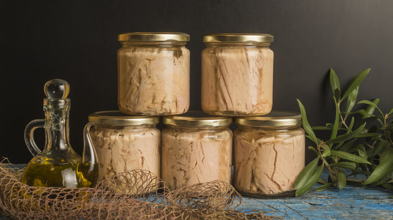 Homemade canned tuna