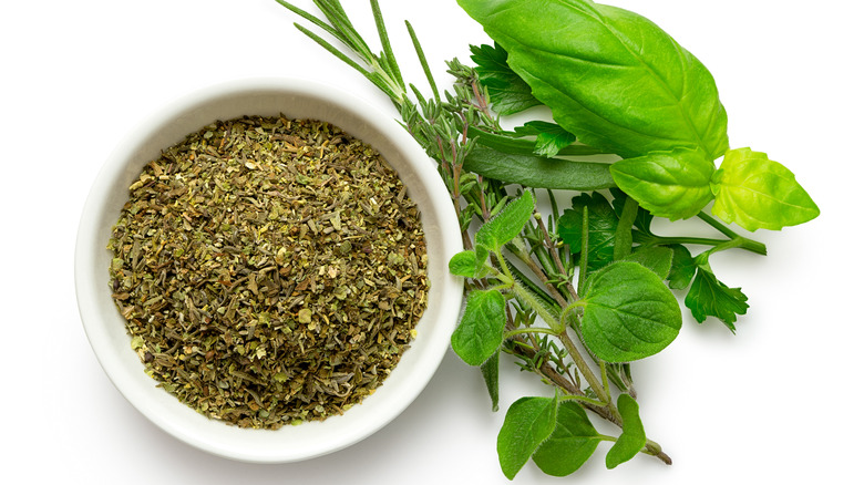 Fresh and dry herbs