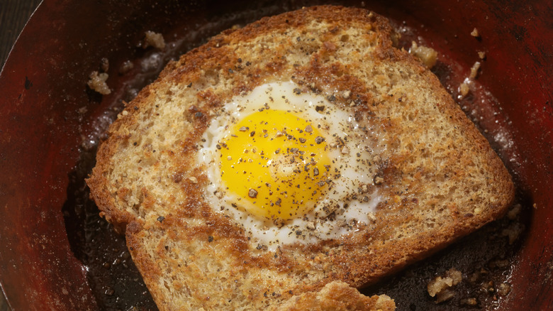 Egg-in-a-hole