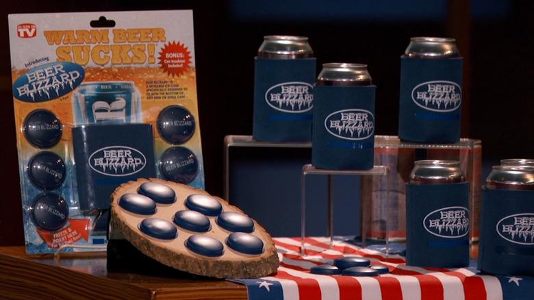 Beer Blizzard display on Shark Tank