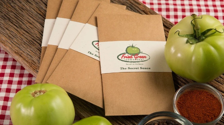 Fried Green Tomatoes secret sauce label