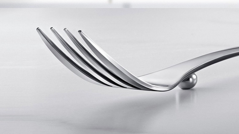 Close up of the iFork on counter