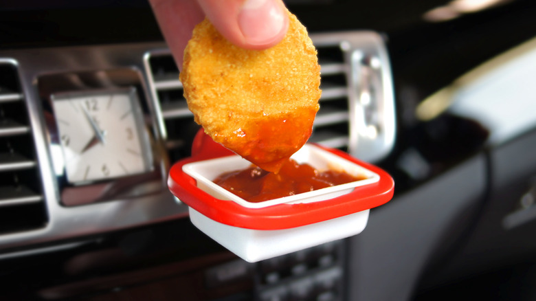 SauceMoto in car