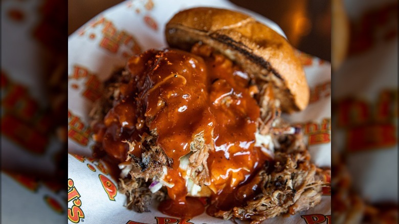 Phil's BBQ sandwich