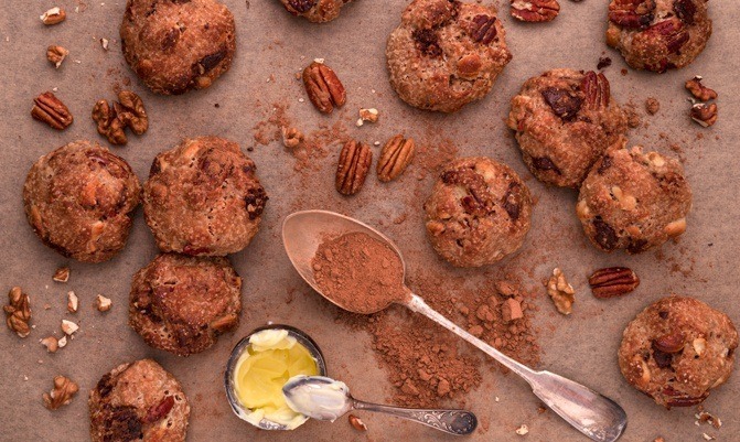 Whiskey Bacon Cookies with Pecans