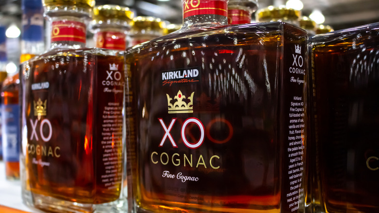 Bottles of Kirkland Signature XO Cognac