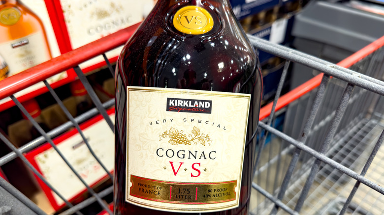 Bottle of Kirkland Signature VS Cognac