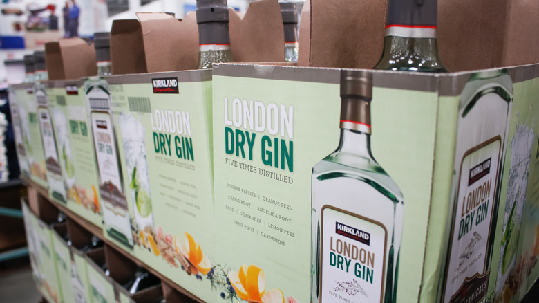 Bottle of Kirkland London Dry Gin
