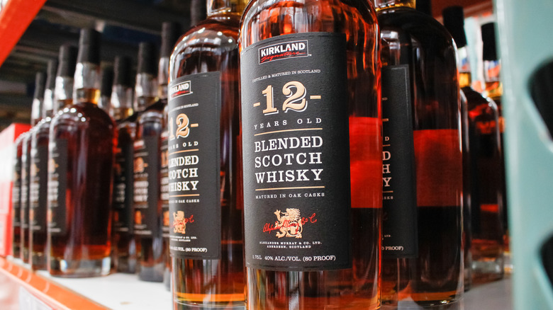 12yo blended scotch on shelf