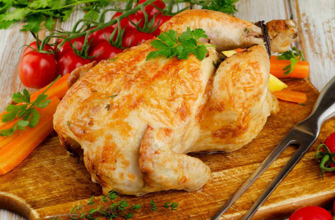 Whole Chicken and Vegetables in the Crock Pot
