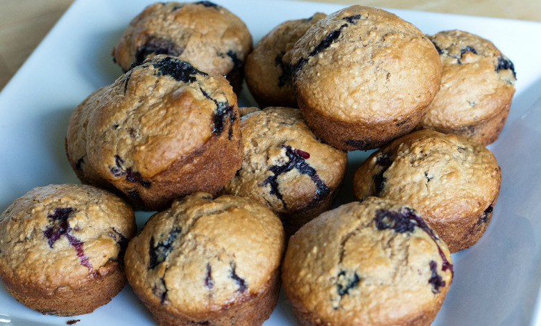 Banana Blueberry Muffins