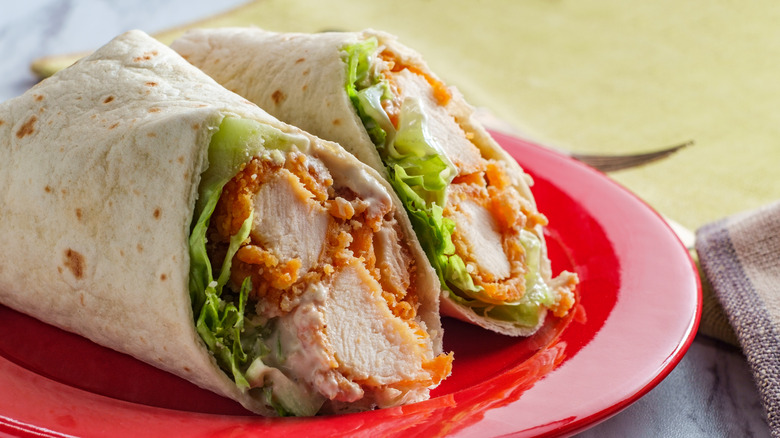 Chicken Caesar wrap